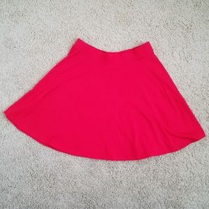 Forever 21 red skater skirt
